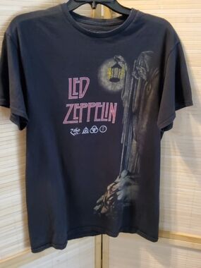 Led Zeppelin Short Sleeve Graphic Tee — Black